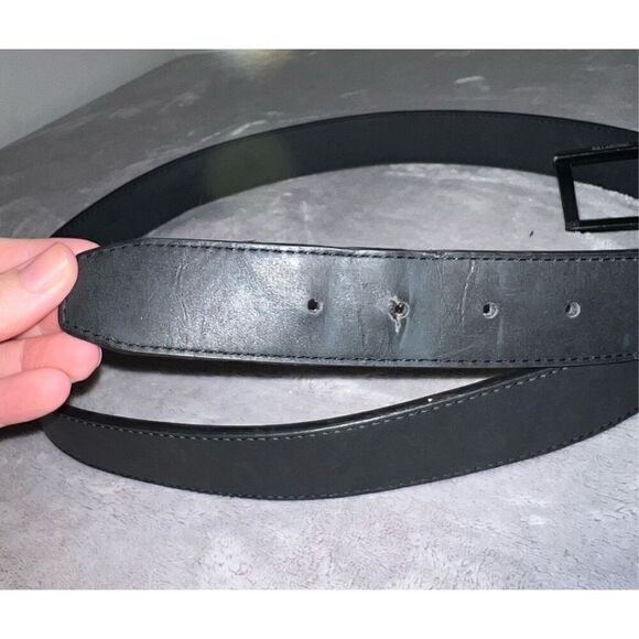Men’s Billabong Black Leather Belt 4’ - Picture 6 of 8